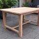 Farmhouse table with extension