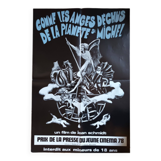 Cinema poster film Like The Fallen Angels of Planet St Michel