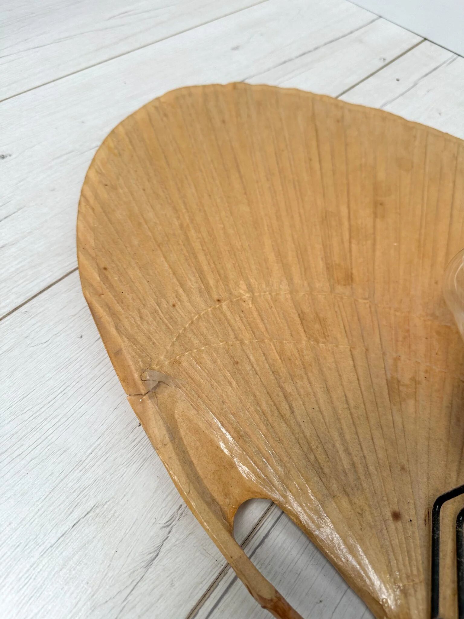 1970s Vintage Ingo Maurer for M-Design Uchiwa III Bamboo Wall Light