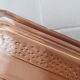 Art Deco Rosaline Style Pink Glass Tray