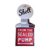 Shell enamelled plate