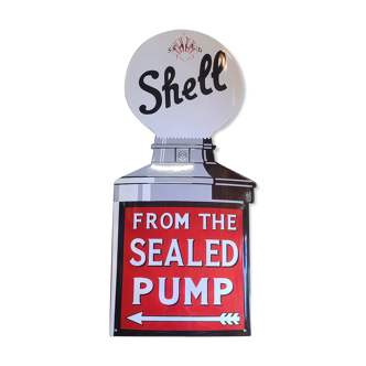 Shell enamelled plate