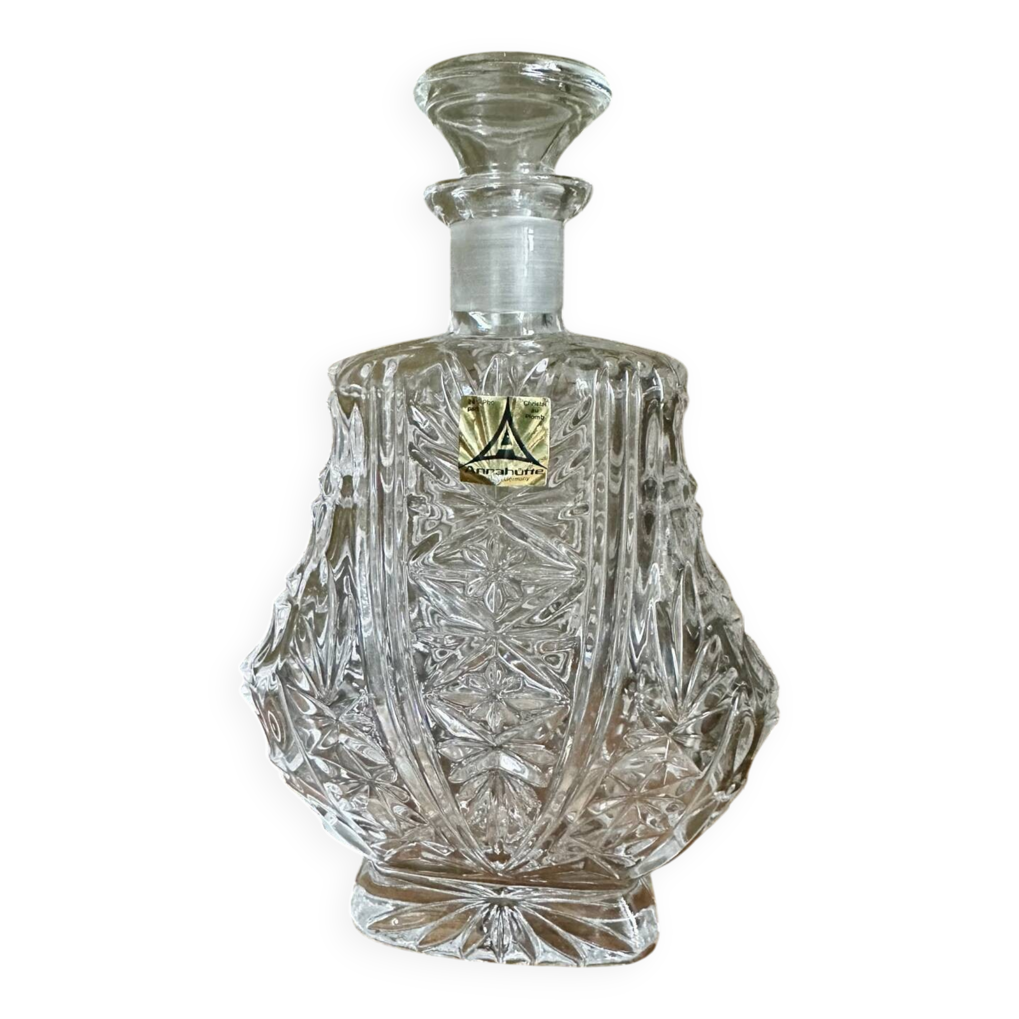 Anna Hutte crystal bottle from the 60s