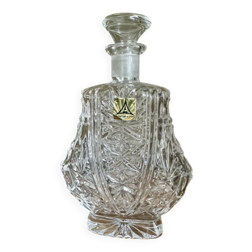Flacon en cristal Anna Hutte années 60
