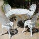 Garden furniture in cast aluminum 1950