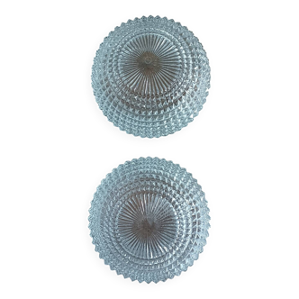 Pair of 60s wall/ceiling lights