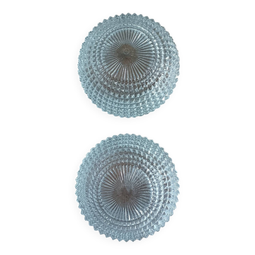 Paire d'appliques/plafonniers années 60