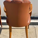 Pair of 50s bridge armchairs