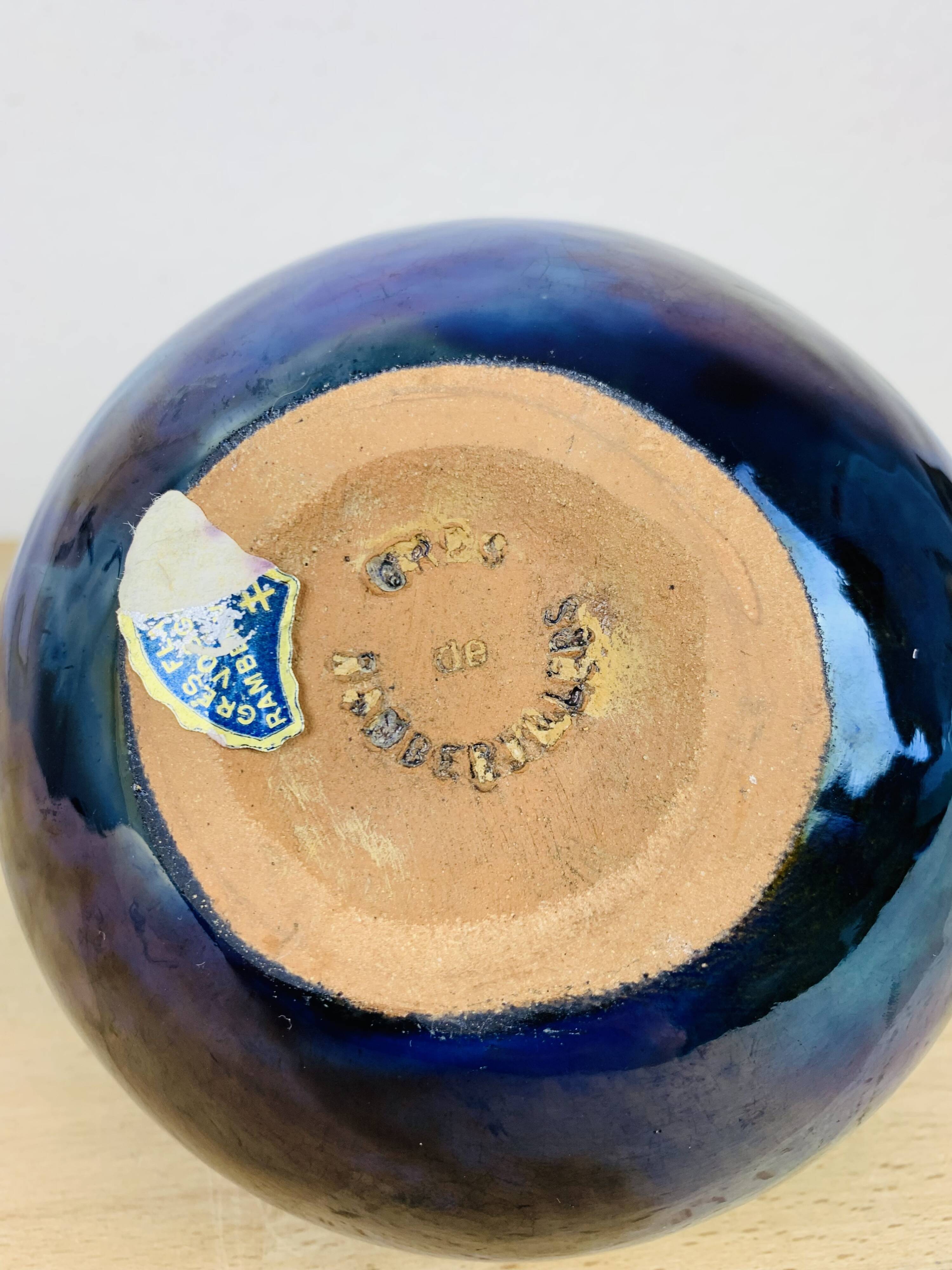 Vase grès flammé Cytere Rambervillers