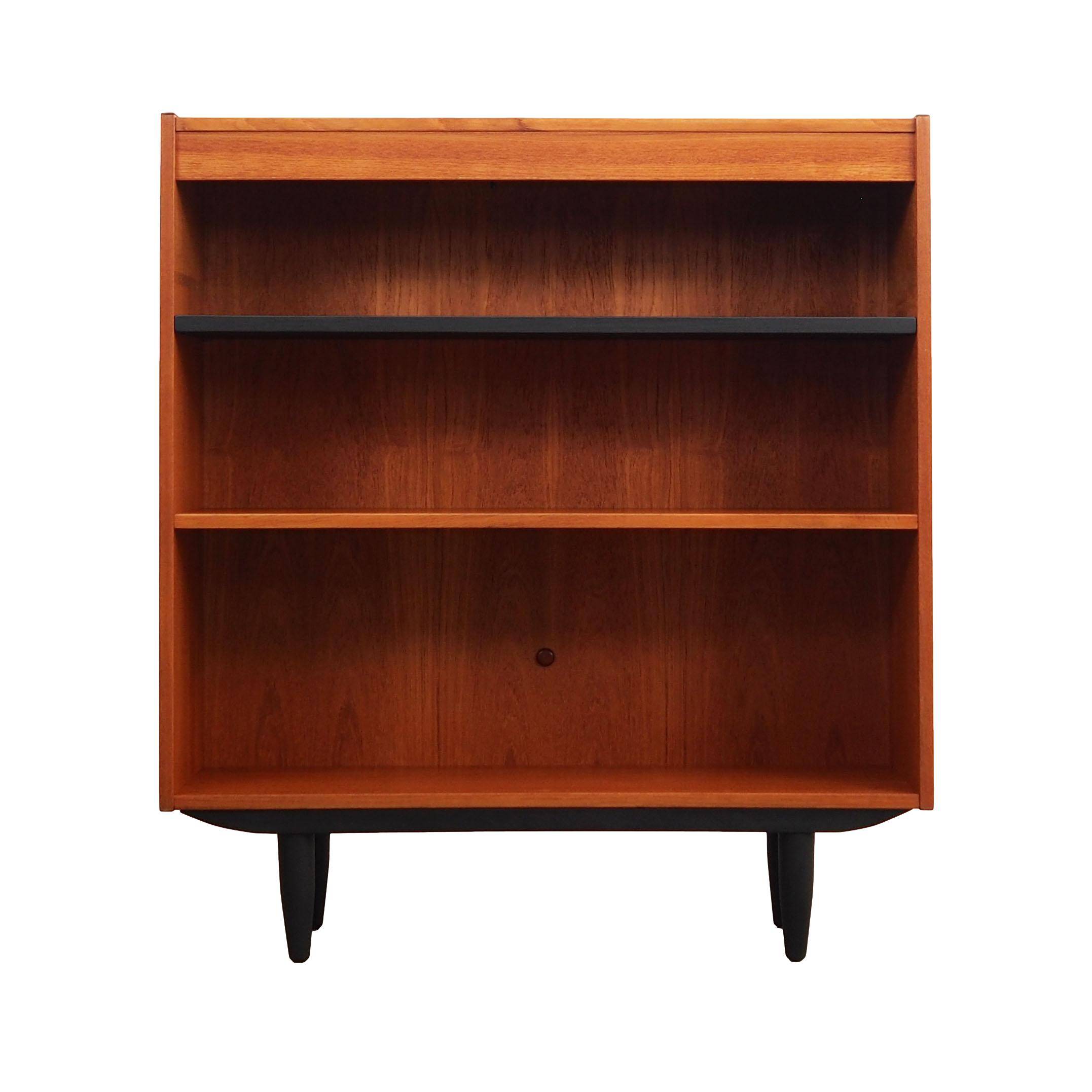 Danish teak bookcase, 1970s