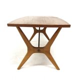 Scandinavian coffee table "Krysset" in teak, Karl-Erik Ekselius, JOC, Sweden, 1960