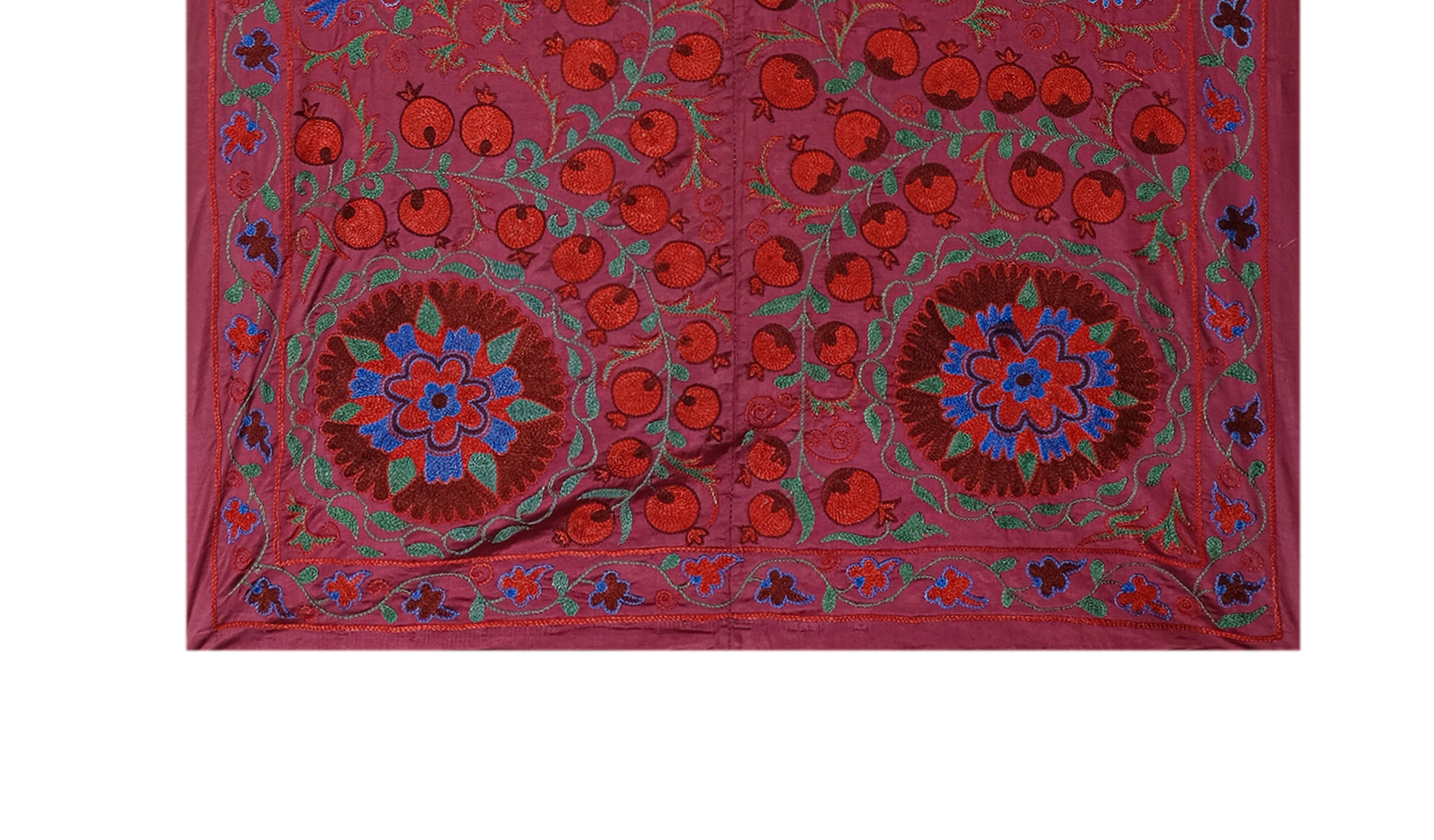 Hand knotted rug, vintage turkish rug 96x191 cm