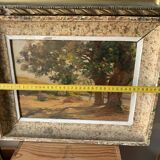 Pair of Impressionist Oil Paintings of Vintage and Antique Landscapes