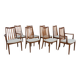 Mid-Century Teak and Fabric Dining Chairs by Leslie Dandy for G-Plan, 1960s