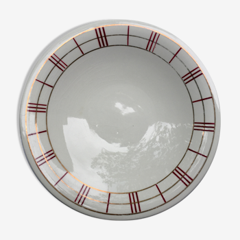 Orcerame hollow dish raised half-porcelain