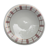 Plat creux surélevé Orcérame demi-porcelaine