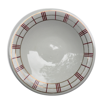 Orcerame hollow dish raised half-porcelain