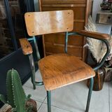 Vintage schoolmaster armchair