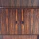 Danish wall bookcase by Thygesen and Sorensen in rosewood, 1960