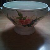 old Saint Amand soup tureen in very good condition 19th century