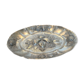 Empty silver metal pocket