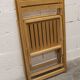 Paire de chaises pliantes Ikea 1970 couleur miel
