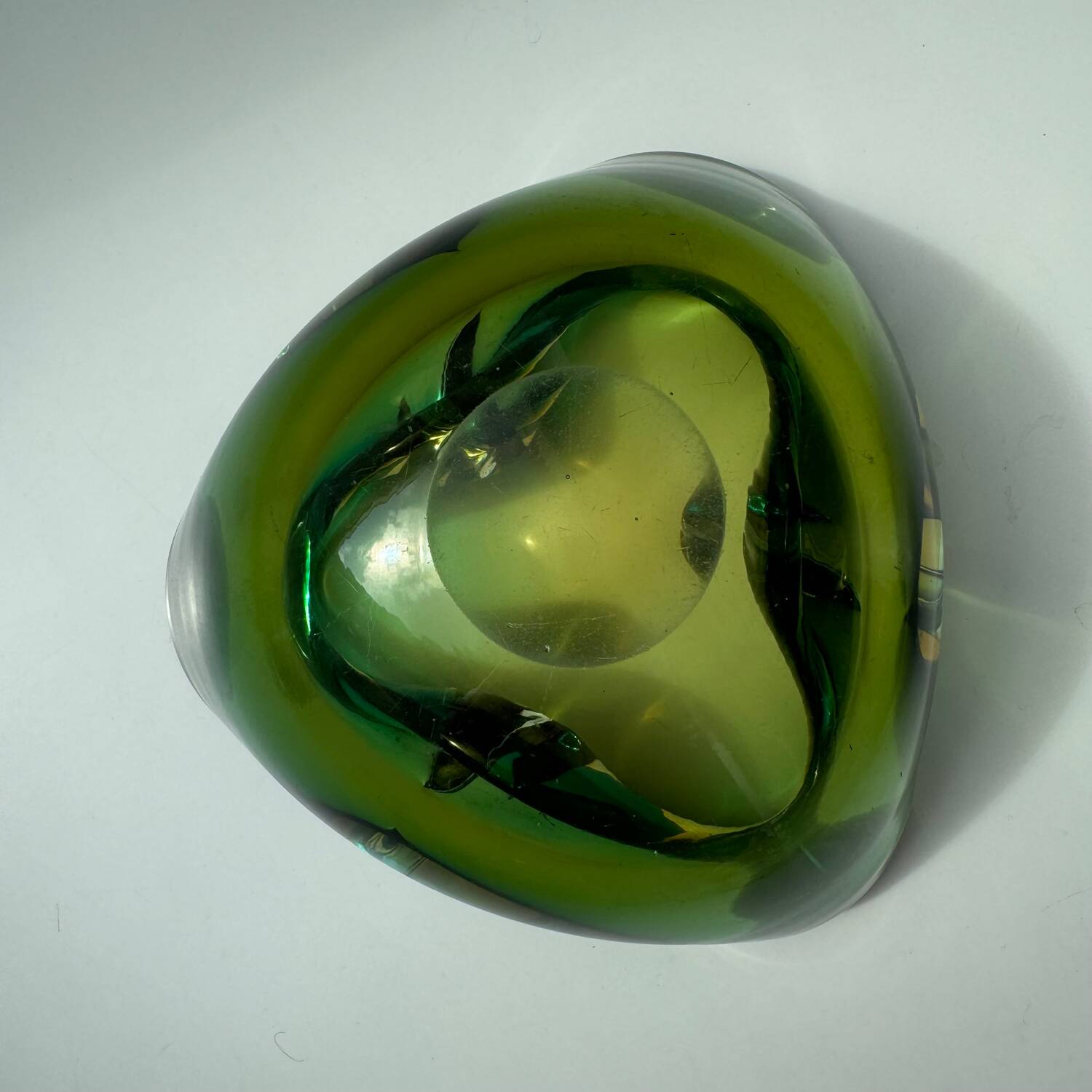 Coupe à bijoux en verre de Murano Cedenese