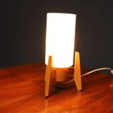 Mid century rocket desk lamp by Drevo Humpolec, Czechoslovakia, 1960´s