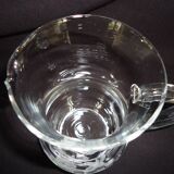 AVON crystal water carafe, engraved