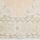 7x11 Vintage Peach Beige Turkish Rug, 206x335Cm