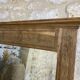 Oak trumeau mirror