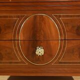 Rare mahogany commode, Louis XVI period – 2nd half of the 18th century.