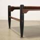 Vintage coffee table from the 1960s made of solid wood veneered with mahogany.