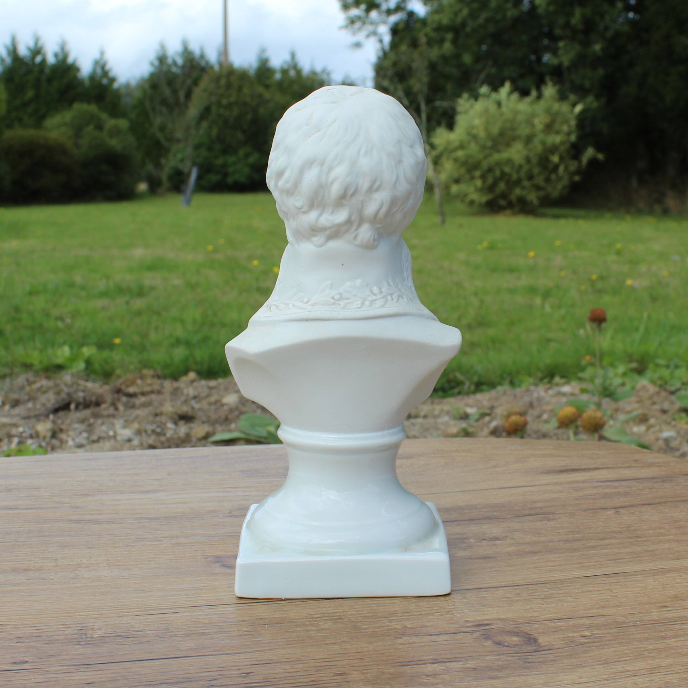 Bust of Napoleon Bonaparte, First Consul, in biscuit