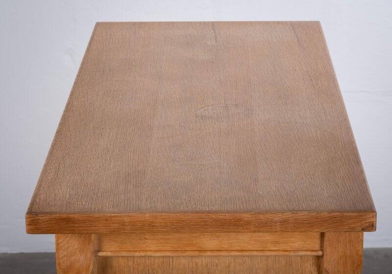 Brutalist Oak Cabinet by Henning Kjærnulf, Denmark, 1960s