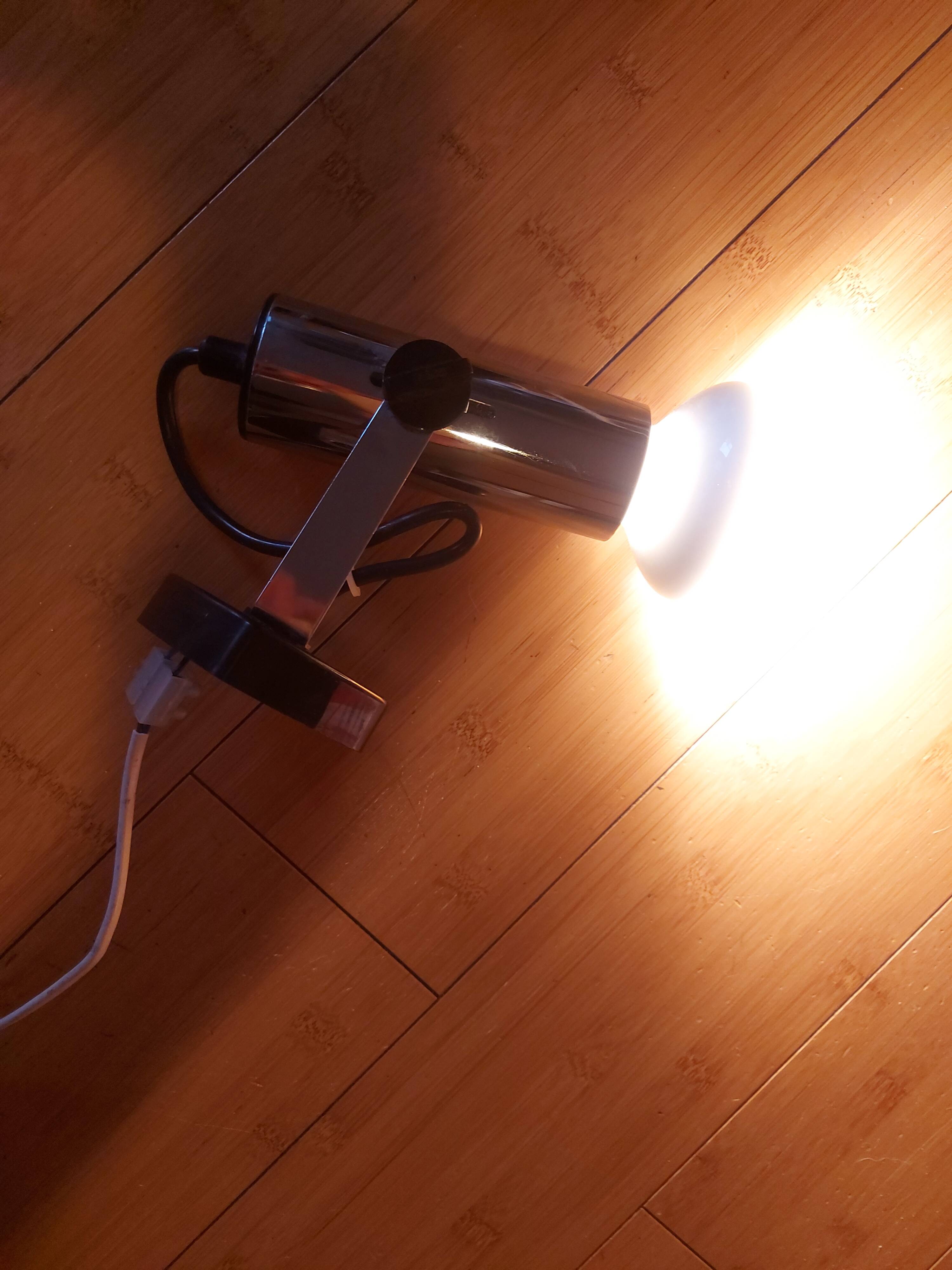 Two vintage Targetti spotlights