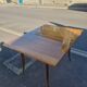 Old folding table
