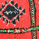 Red Berber cushion in Boujad style