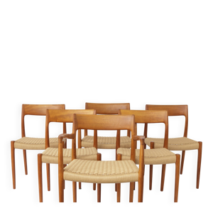 ensemble de 6 chaises - manger salle