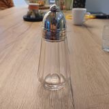 Christofle Megeve model - silver-plated crystal shaker in very good condition