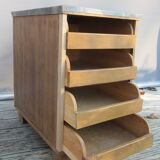 Furniture of haberdashery 4 drawers and zinc