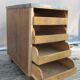 Furniture of haberdashery 4 drawers and zinc