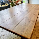 Solid oak coffee table