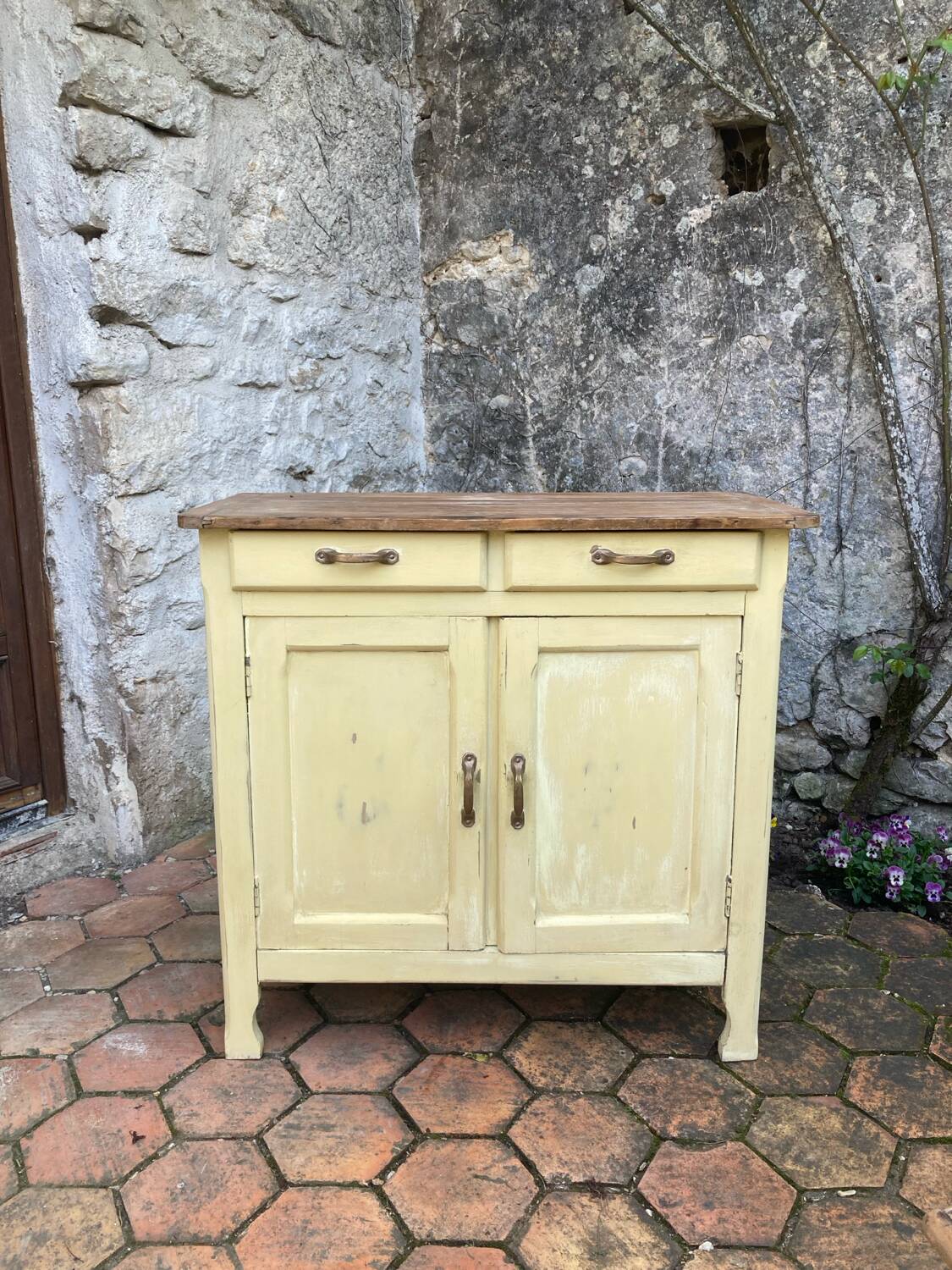 Small vintage antique buffet