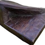 Authentic Senufo Bed, XXL Side Table