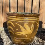 Two Very Large Chinese Antique Terracotta Dragon Pots