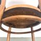 Paire de Fauteuils de Bureau Thonet – Hêtre Courbé & Assises Pyrogravées