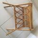 Vintage rattan magazines rack