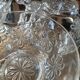 Set of 5 Moulded Glass Bowls with Floral Decoration – Circa 1970