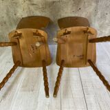 Pair of winstub (bistro) chairs
